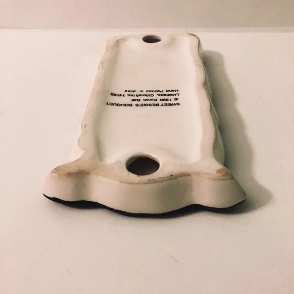 1996  Karen Bell Sweet Bessies Bouquet Cow Flowers Wall Hanging Giftcraft - Picture 9 of 15